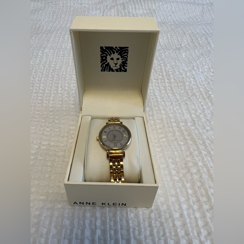 Brand New Gold Anne Klein Women’s Watch